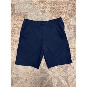 Under Armour Youth Golf Shorts - Navy Blue